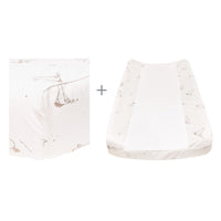 Change pad cover & fitted sheet set - Goose