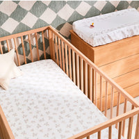 Change pad cover & fitted sheet set - Leaves