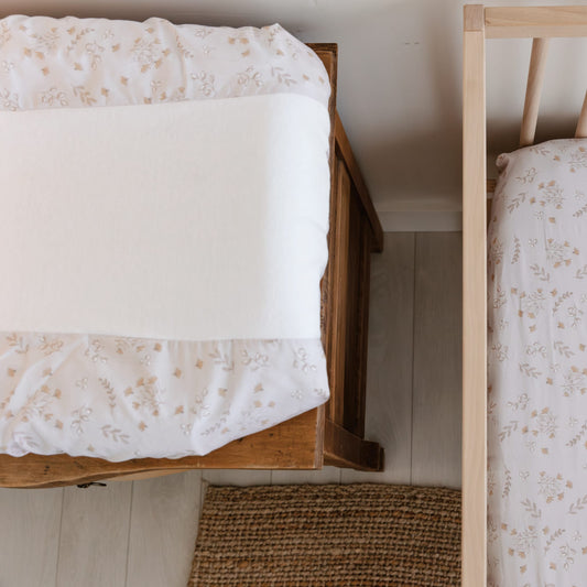 Change pad cover & fitted sheet set - Spring