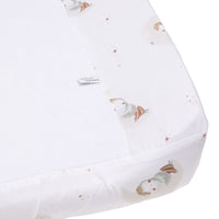 Housse matelas à langer - Hiboux