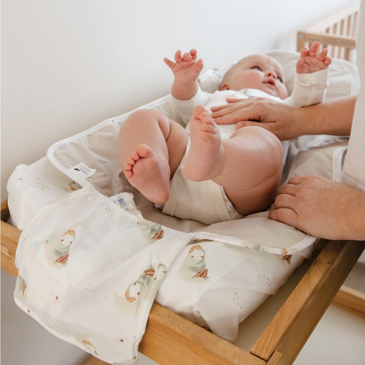 Housse matelas à langer - Hiboux