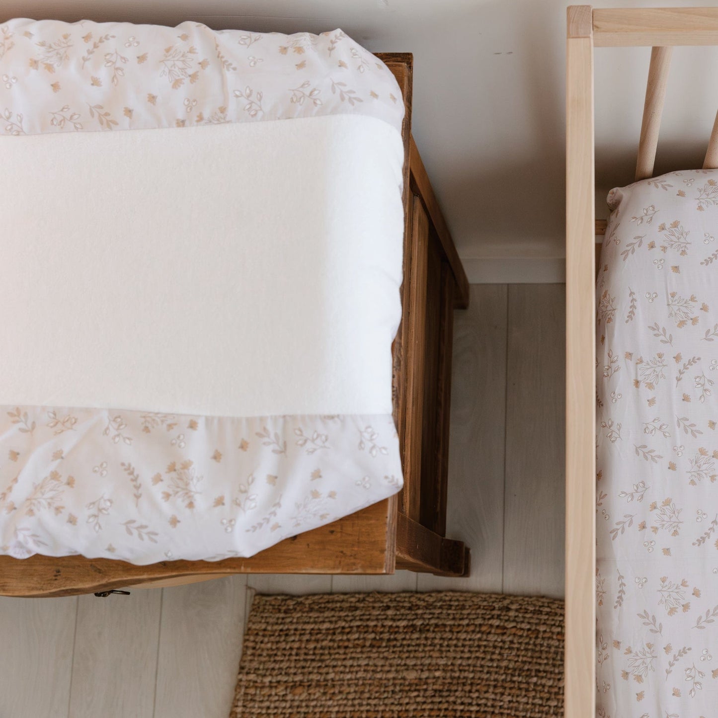 Housse matelas à langer - Printemps