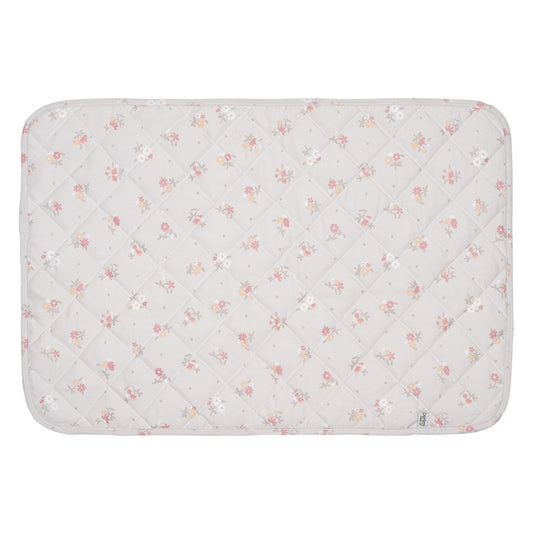 Waterproof change pad - Flowers (16x24 inches)