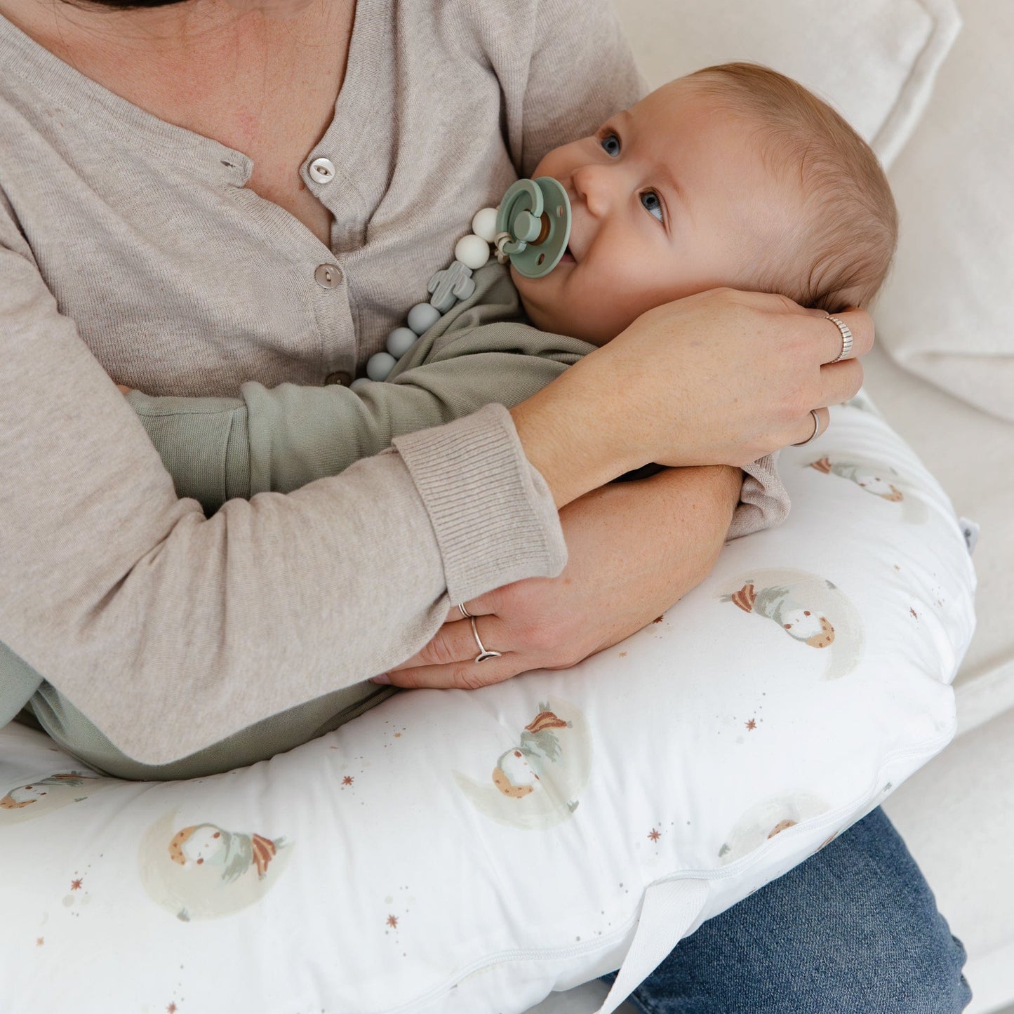 Coussin d'allaitement - Hiboux