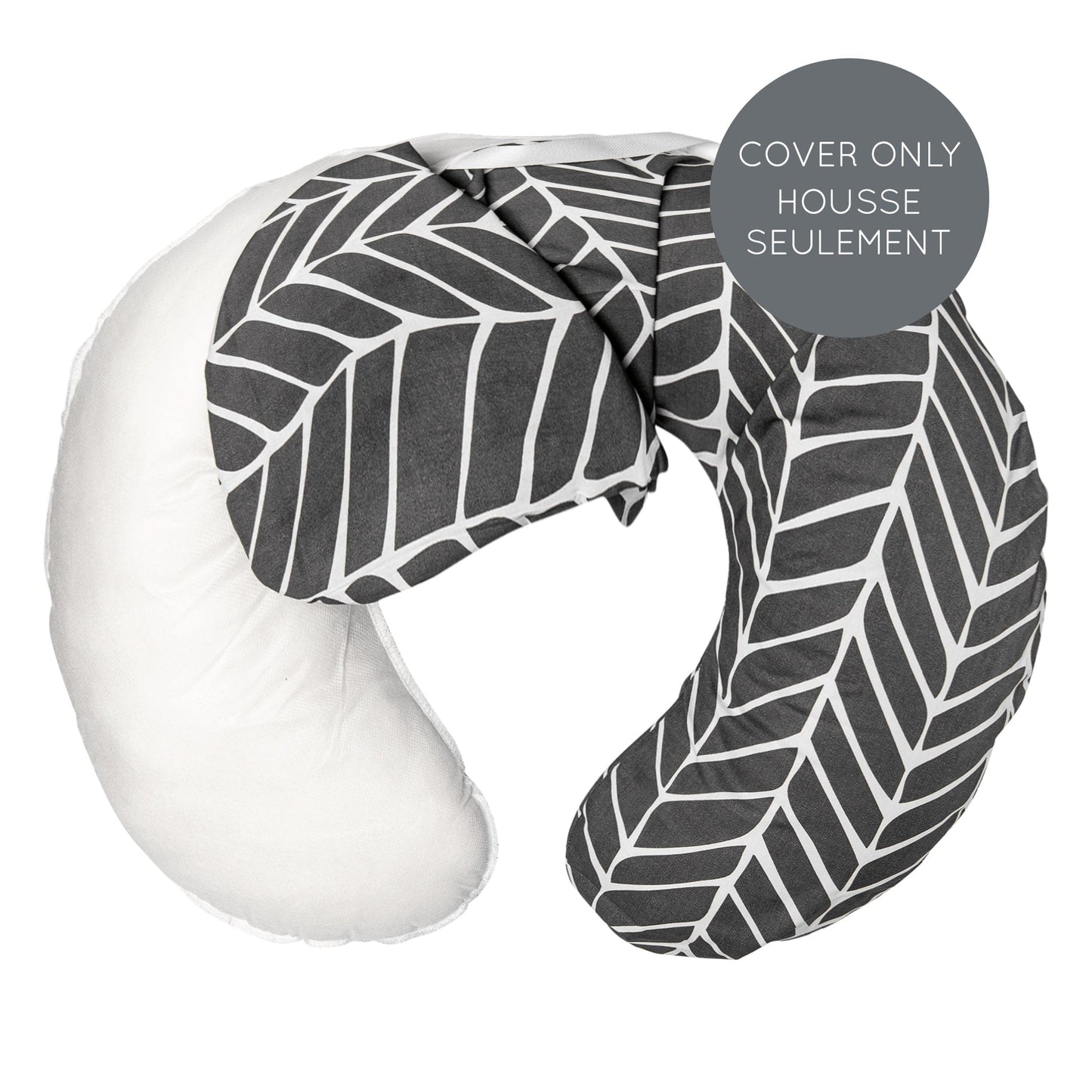 Cotton nursing pillow cover - Chevron (COVER ONLY)