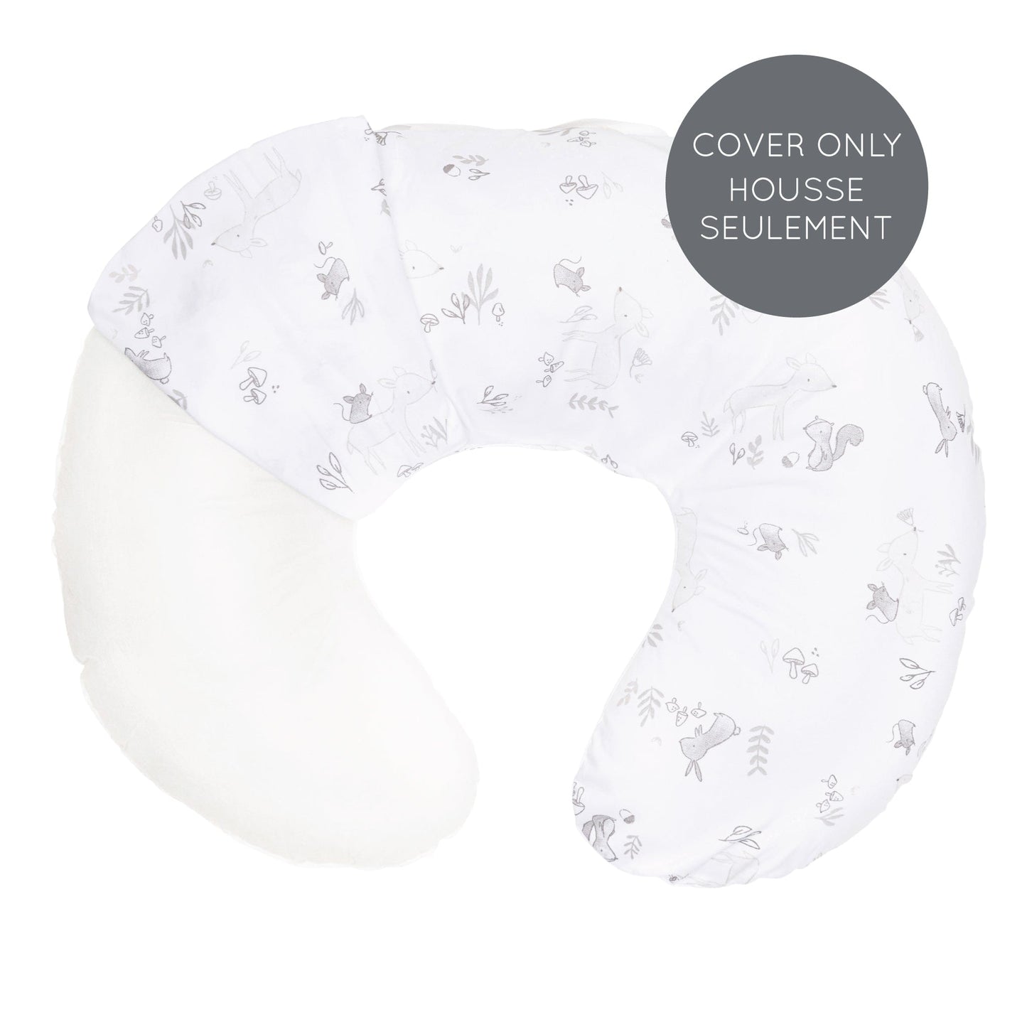 Cotton nursing pillow cover - Forest (COVER ONLY)