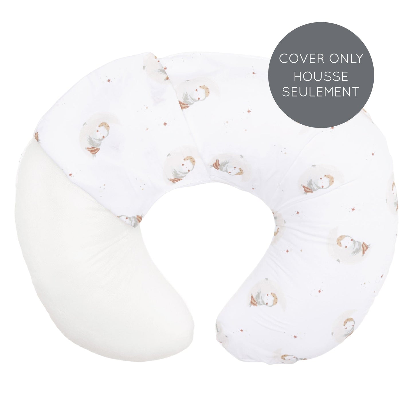 Cotton nursing pillow cover - Owls (COVER ONLY)