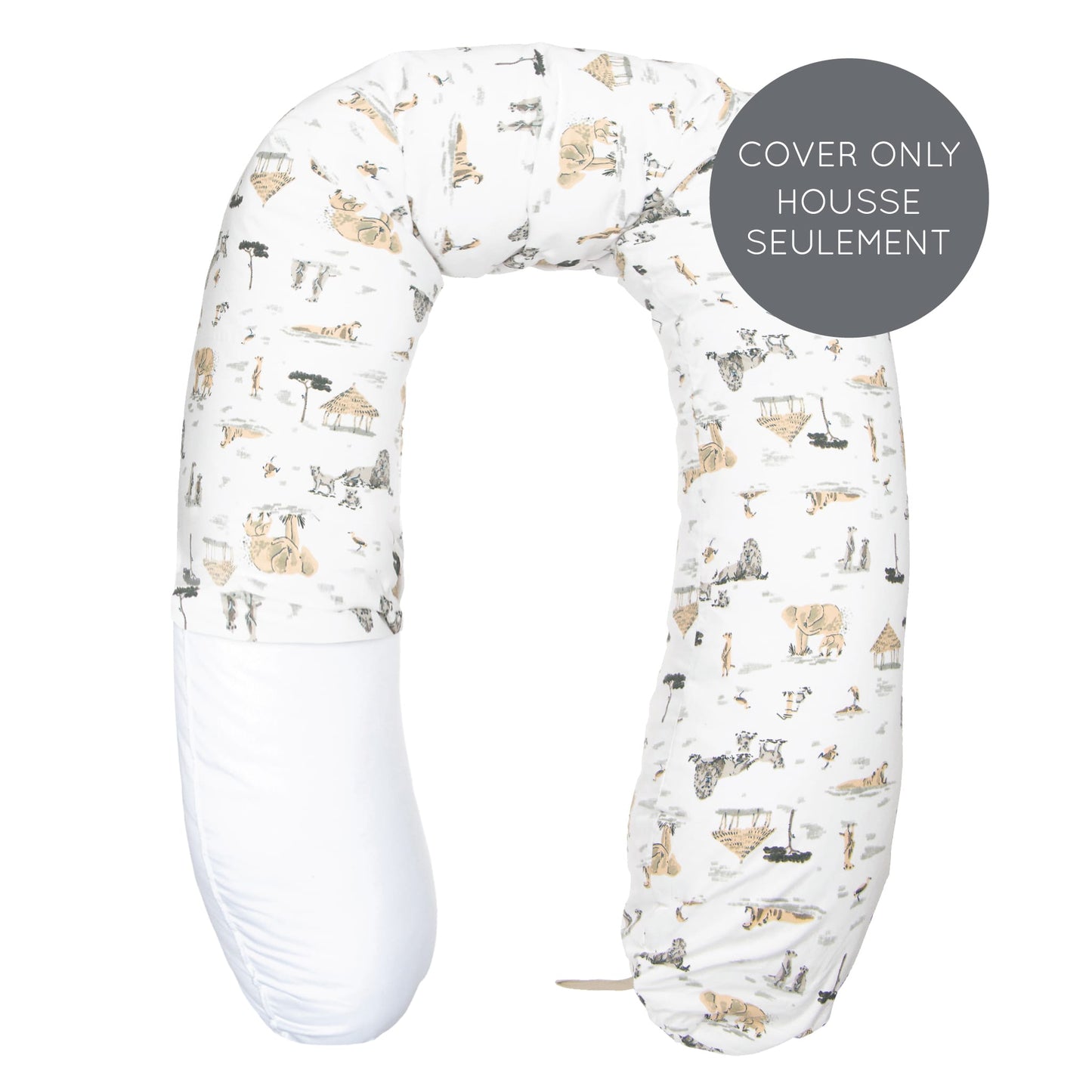 Multifunctional pregnancy pillow cover - Safari (COVER ONLY)