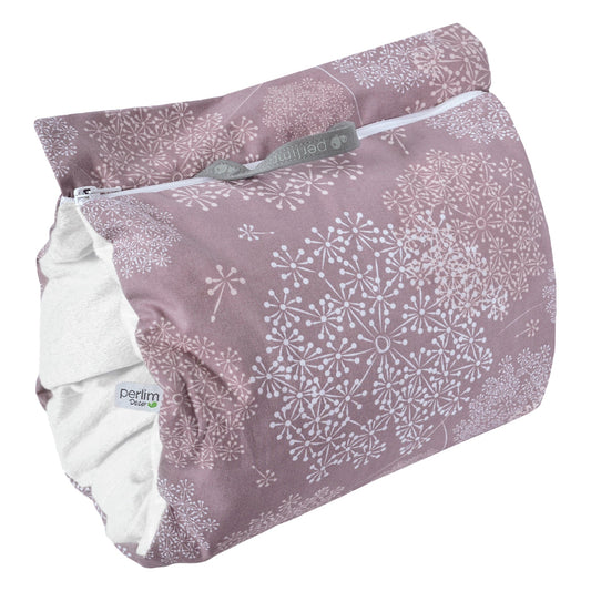 Nursing muff - Plum dandelions