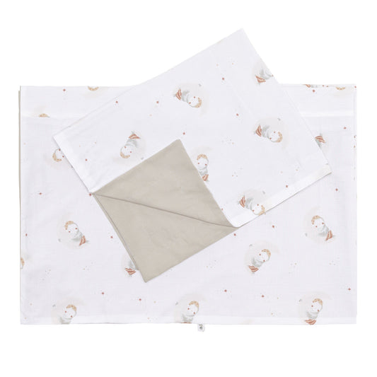 Housse de couette 39" + cache-oreiller - Hiboux