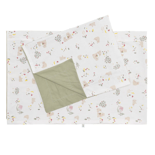 Housse de couette 39" + cache-oreiller - Ours