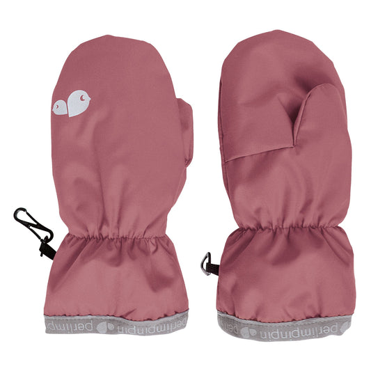 Mid-season mitts - Raspberry