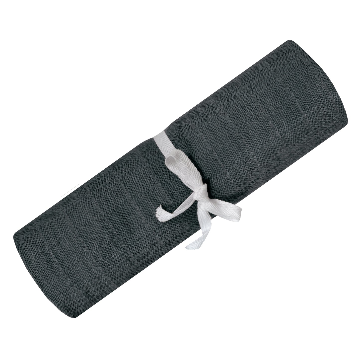 Cotton muslin swaddle - Charcoal