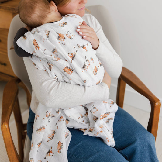 Cotton muslin swaddle - Construction