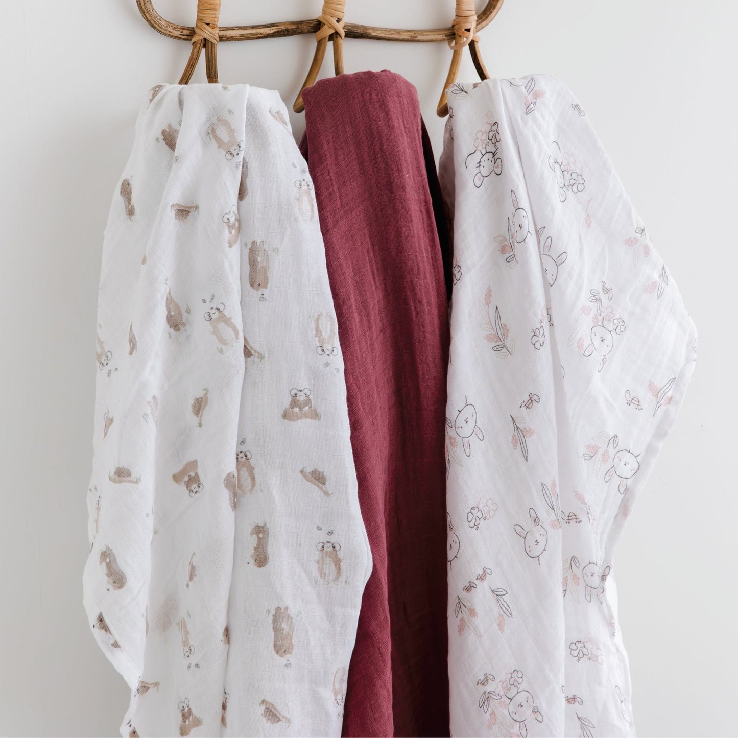 Cotton muslin swaddle - Moles