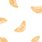 Couverture mousseline de coton - Croissants