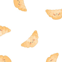 Couverture mousseline de coton - Croissants