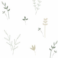 Couverture mousseline de coton - Feuilles