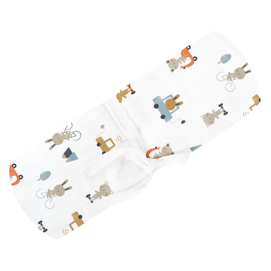 Cotton muslin swaddle - Transports