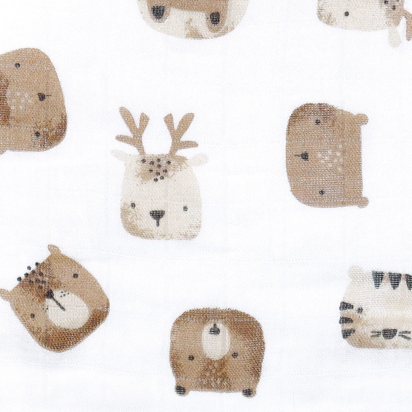 Cotton muslin swaddle - Fauna