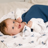 Cotton muslin swaddle - Hockey (ETS OCTOBER)
