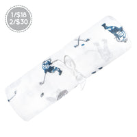 Cotton muslin swaddle - Hockey (ETS OCTOBER)