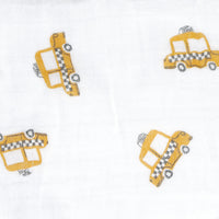 Couverture mousseline de coton - Taxis