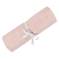 Couverture mousseline de coton - Rose