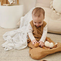 Cotton muslin swaddle - Goose