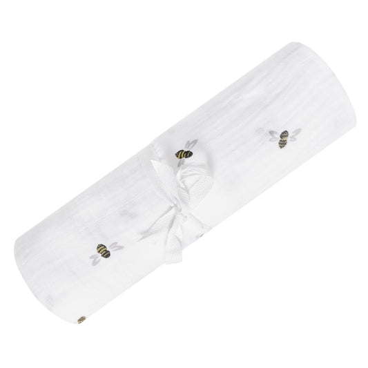 Cotton muslin swaddle - Bees