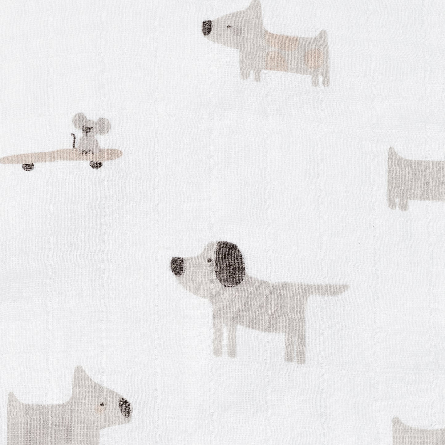 Cotton muslin swaddle - Dogs