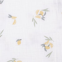 Cotton muslin swaddle - Lemons