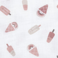 Cotton muslin swaddle - Ice Cream