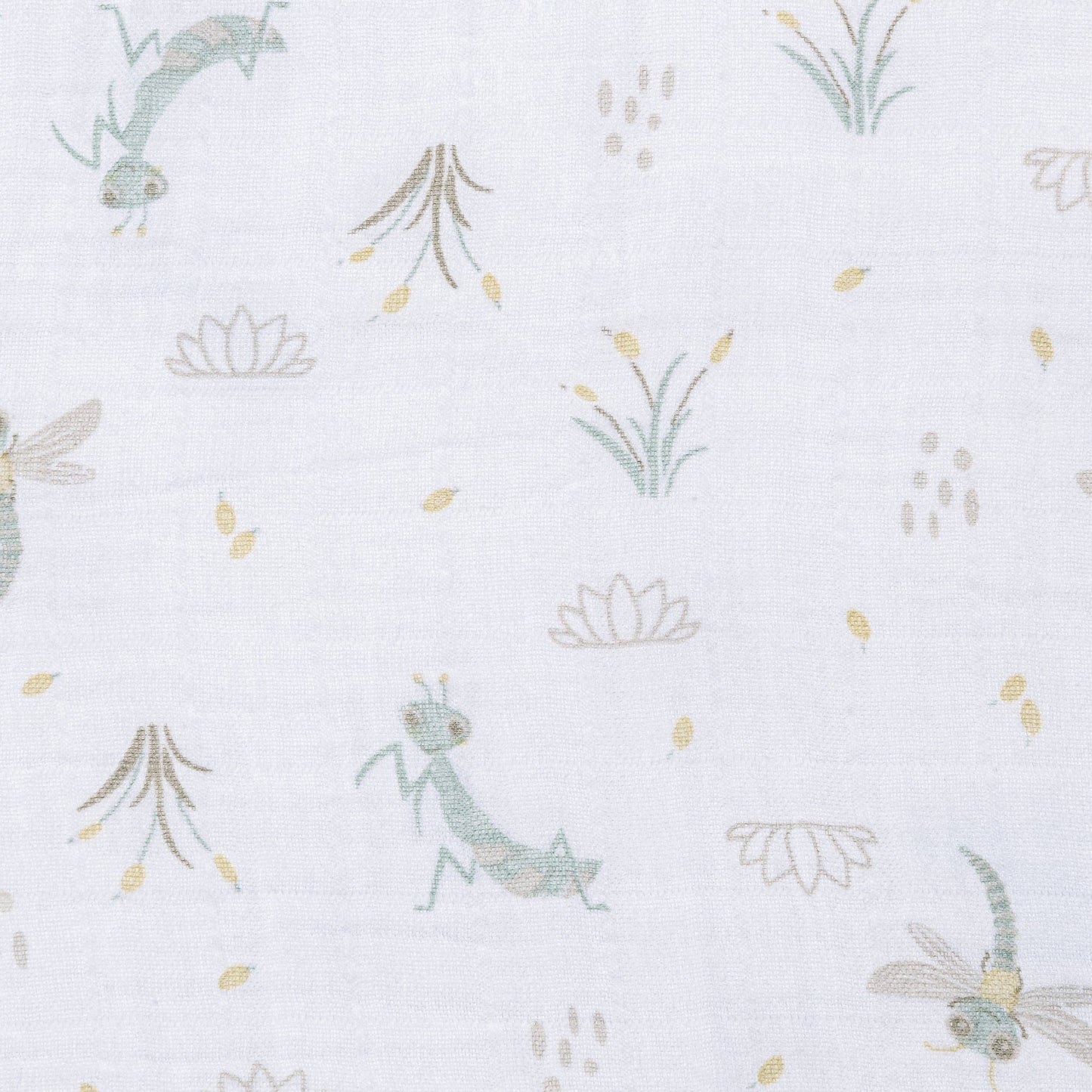 Cotton muslin swaddle - Insects