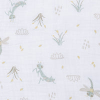 Cotton muslin swaddle - Insects