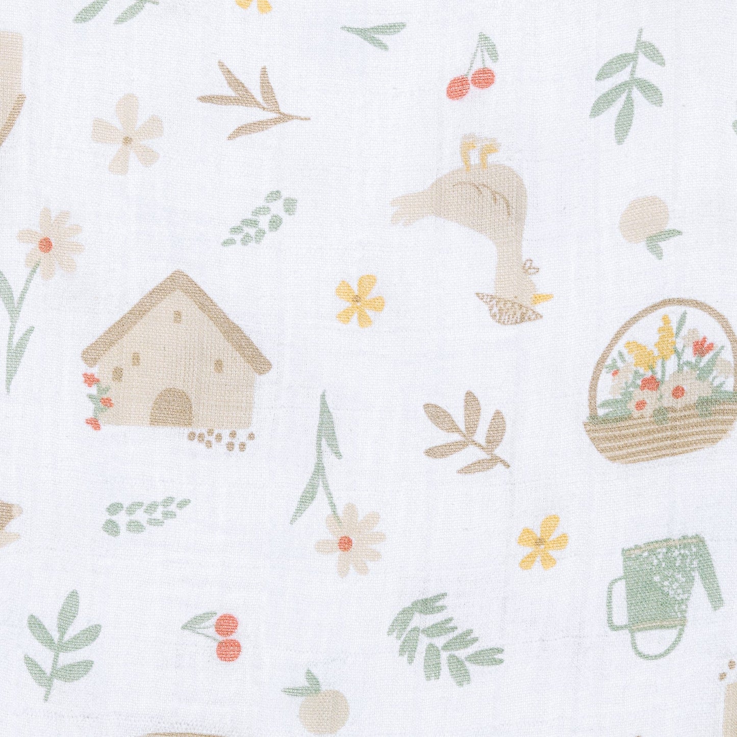 Cotton muslin swaddle - Picnic