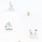 Couverture mousseline de coton - Bateaux