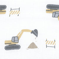 Cotton muslin swaddle - Excavators