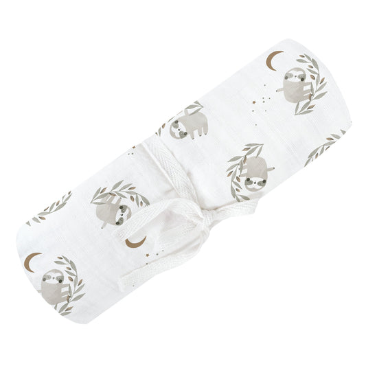 Couverture mousseline de coton - Paresseux