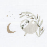 Cotton muslin swaddle - Sloths