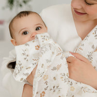 Cotton muslin swaddle - Bees