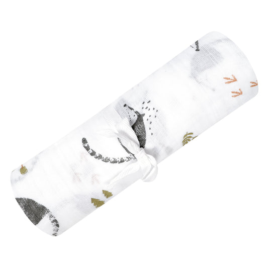 Cotton muslin swaddle - Anteaters