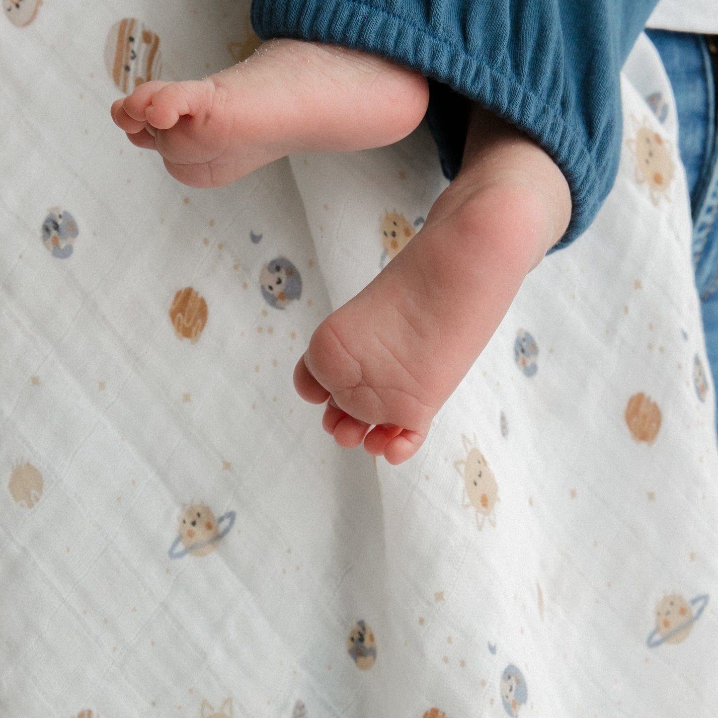 Cotton muslin swaddle - Cosmos