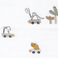 Cotton muslin swaddle - Dinos