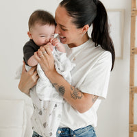 Cotton muslin swaddle - Hedgehogs