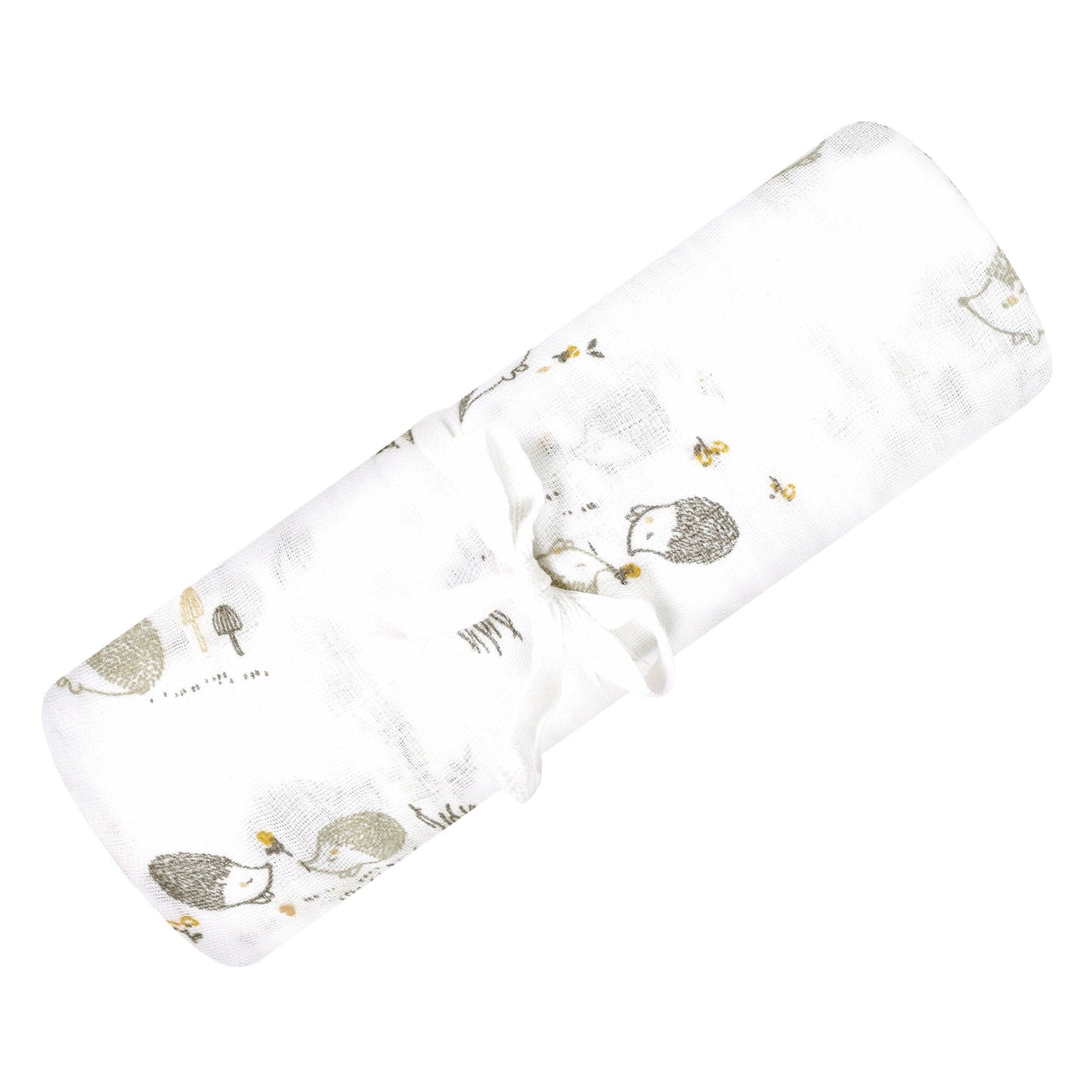 Cotton muslin swaddle - Hedgehogs