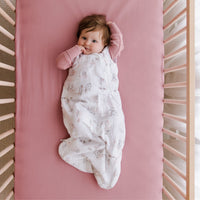 Cotton muslin sleep sack - Bunnies (0.7 tog)