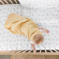 Cotton muslin sleep sack - Lemon (0.7 tog)