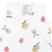 Cotton muslin sleep sack - Fruits (0.7 tog)