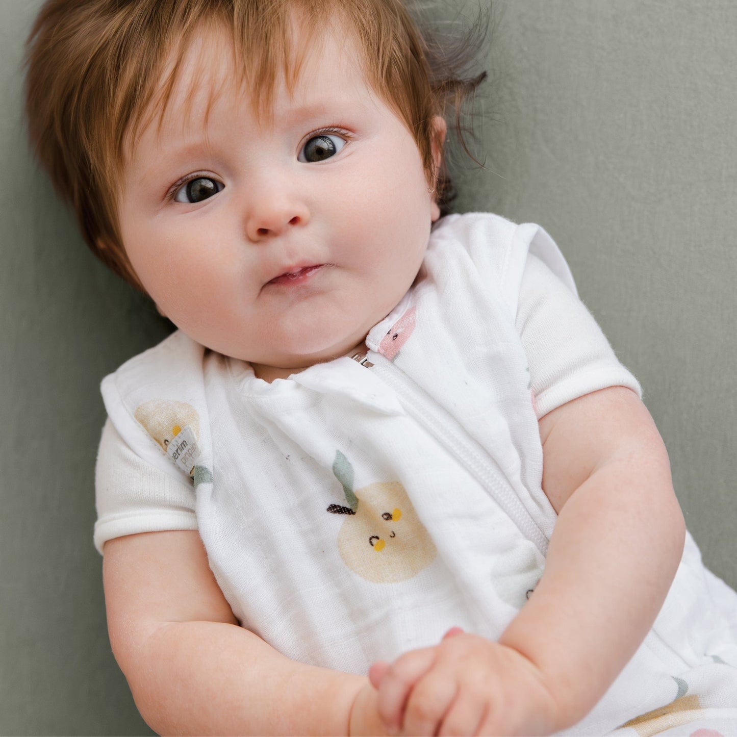 Cotton muslin sleep sack - Fruits (0.7 tog)